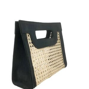 Poppy and Sage Woven Clutch